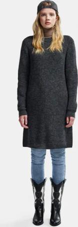 pieces Strickkleid PCELLEN LS O-NECK KNIT
