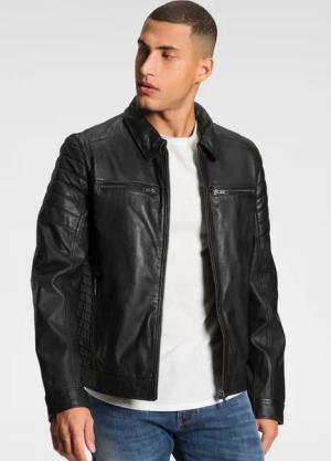 Bruno Banani Lederjacke William aus Lammnappaleder,