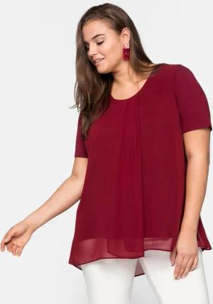 Sheego Blusenshirt Große Größen im Lagenlook