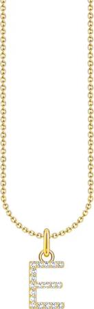 THOMAS SABO Kette mit Anhänger Buchstabe,