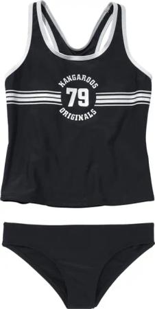 KangaROOS Tankini Sporty mit sportlichem Frontdruck