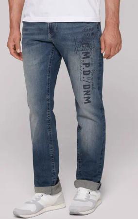 CAMP DAVID Regular-fit-Jeans mit breiten Nähten