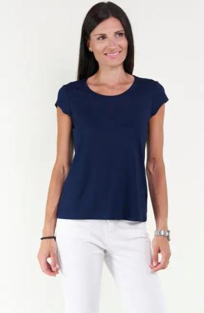 Seidel Moden T-Shirt mit Kappenärmel, MADE