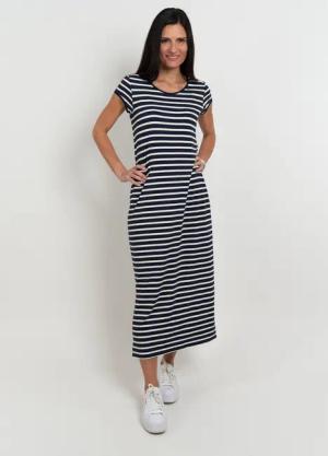 Seidel Moden Sommerkleid lang, mit Streifen-Design,