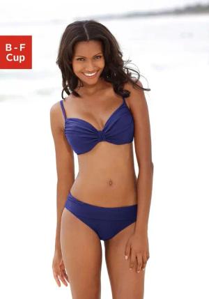 LASCANA Bügel-Bikini mit Raffungen am Cup