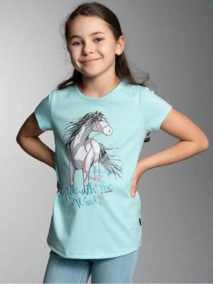Trigema T-Shirt TRIGEMA T-Shirt mit Pferd