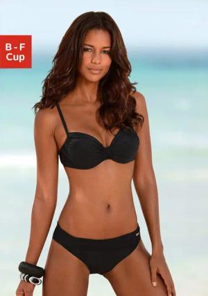 LASCANA Bügel-Bikini mit Raffungen am Cup