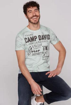 CAMP DAVID Rundhalsshirt mit All Over-Print
