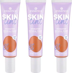 Essence Foundation SKIN tint, 3er Pack,