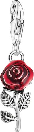 THOMAS SABO Charm-Einhänger Rose, 2076-664-10, 2077-413-39