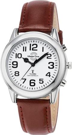MASTER TIME Funkuhr Sprechende Funkuhr MTGA-10806-12L,