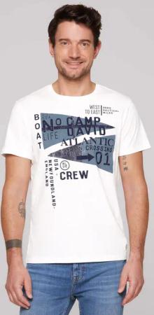 CAMP DAVID Rundhalsshirt aus Baumwolle