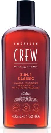 American Crew Haarshampoo 3In1 Classic Shampoo