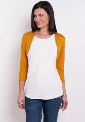 Seidel Moden Shirtjacke mit 3/4 Ärmeln,