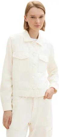TOM TAILOR Denim Canvasjacke mit Taschen