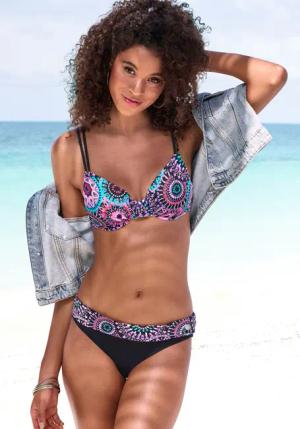 LASCANA Bügel-Bikini mit kontrastfarbigen Bändern