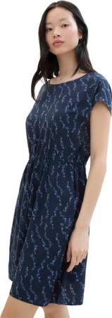 TOM TAILOR Denim Druckkleid im Midi-Look