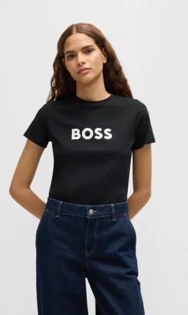 BOSS ORANGE T-Shirt Elogo Premium Damenmode