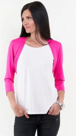 Seidel Moden Shirtjacke mit 3/4 Ärmeln,