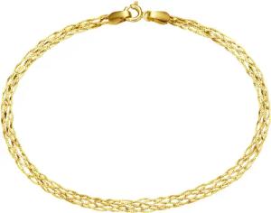 Luigi Merano Armband geflochtene Fantasiekette, Gold