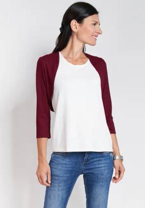 Seidel Moden Shirtjacke mit 3/4 Ärmeln,