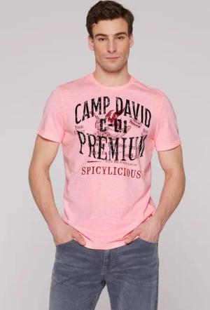 CAMP DAVID Rundhalsshirt aus Baumwolle