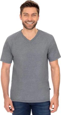 Trigema T-Shirt TRIGEMA V-Shirt DELUXE Baumwolle