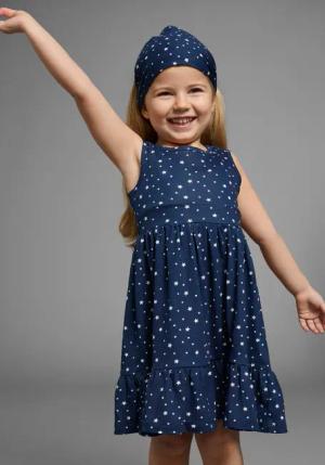 KIDSWORLD Jerseykleid 2tlg. Shirtkleid + Haarband