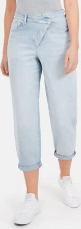 Recover Pants 5-Pocket-Jeans Gianna mit diagonalem