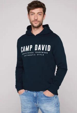 CAMP DAVID Kapuzensweatshirt mit Logo-Print