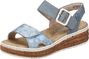 Rieker Plateausandale Sandalette, Sommerschuh, Keilsandale mit
