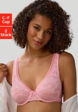 petite fleur T-Shirt-BH (Packung, 2 Stück)