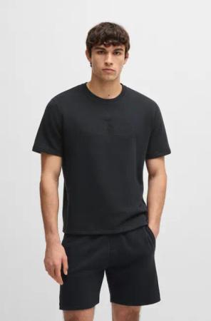 BOSS T-Shirt David mit großer Logostickerei