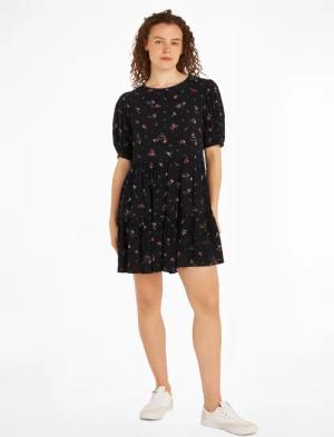 Tommy Jeans Curve Blusenkleid TJW BLACK