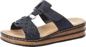 Rieker Pantolette, Keilabsatz, Sommerschuh, Schlappen mit