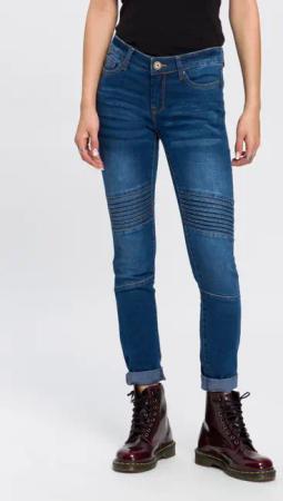 Arizona Skinny-fit-Jeans im Biker- Look Low