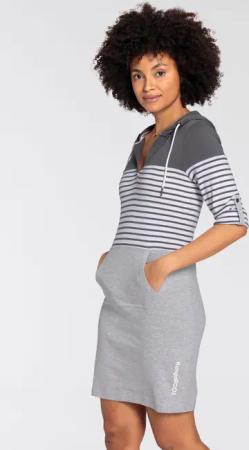 KangaROOS Jerseykleid kurzes Kleid, lässiger, casual