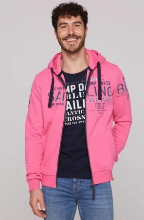 CAMP DAVID Kapuzensweatjacke mit weicher Innenseite