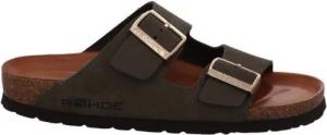 Rohde Alba Pantolette, Keilabsatz, Sommerschuh, Hausschuh