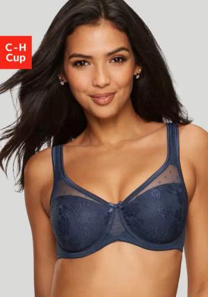 Nuance Minimizer-BH mit unterlegter Jacquardspitze, Dessous