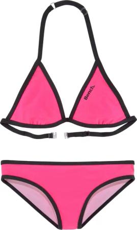 Bench. Triangel-Bikini mit Logoprint an Top