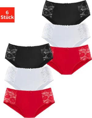 petite fleur Hüftslip (6er-Pack) aus elastischer