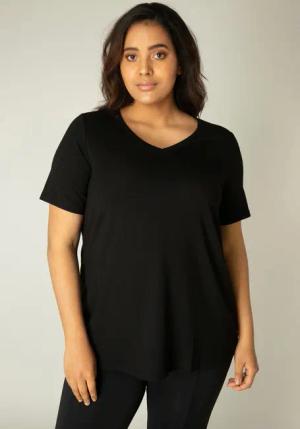 Base Level Curvy T-Shirt Alba mit