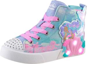 Skechers TWINKLE MAGIC LIGHTS Sneaker, Blink,-Schnürboots,Reißver.,Glitzer,