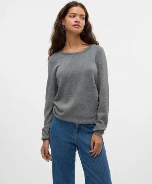 Vero Moda Rundhalspullover VMCARE SHINE LS