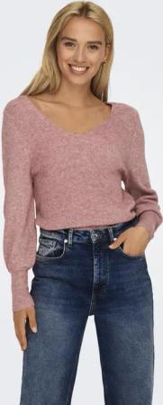 ONLY V-Ausschnitt-Pullover ONLATIA L/S V-NECK CUFF