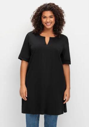 Sheego Longshirt Große Größen mit geschlitztem