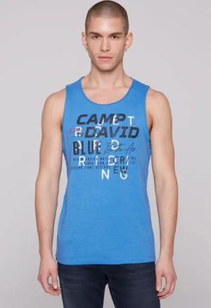 CAMP DAVID Tanktop mit offenen Kanten