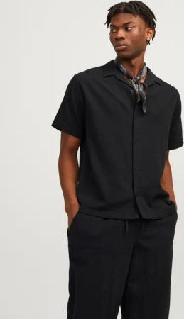 Jack & Jones Kurzarmhemd JORLUKE CRINKLE