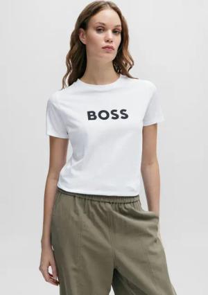 BOSS ORANGE T-Shirt Elogo Premium Damenmode